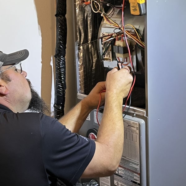 Air conditioning repair performed by JM Lapp.