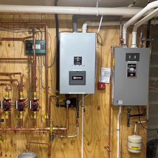An installed boiler system by JM Lapp in New Holland, PA.