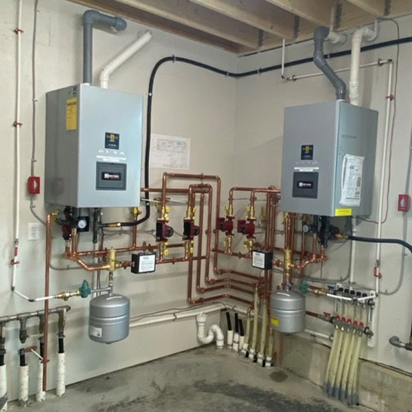 A plumbing system installed by JM Lapp who provides HVAC and plumbing services to New Holland, PA and the surrounding areas.